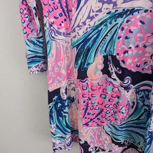 LILLY PULITZER Sophie UPF 50+ Dress in All That She Wants Print - Picture 9 of 16